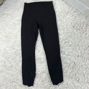 Lululemon Wunder Under Crop II (Roll Down) *Special Edition Black